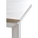 Стол Обеденный BRIGHT WHITE MARBLE Concepto 102/142x70 Керамика Белый Мрамор