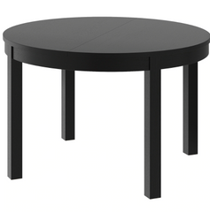 Стол Обеденный Раскладной BJURSTA IKEA 115/166х115/166 Коричневый реальная фотография