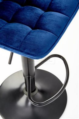 Барний стілець H-95 Halmar Темно-Синій жива фотографія