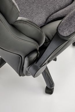 Компьютерное кресло VALERIO Halmar Серый/Черный реальная фотография