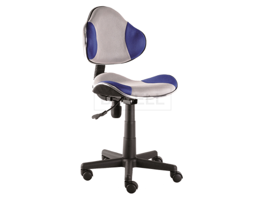 Компьютерное кресло Q-G2 Signal Серый / Синий реальная фотография