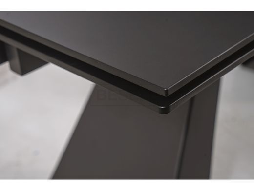 Стол Раскладной SALVADORE 120(180)x80 Signal Черный Мат реальная фотография