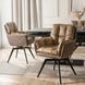 Поворотний стілець MEBEL ELITE ISLA Коричневий
