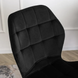 Стілець оксамитовий MEBEL ELITE LUCKY Velvet, Чорний