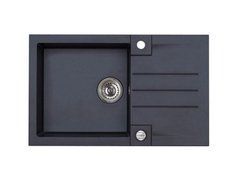 Кухонная мойка R&R ROCK 130 Alveus 78x48x18 Черый