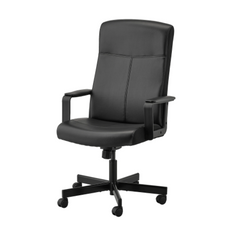 Компьютерное кресло MILLBERGET IKEA Черный реальная фотография