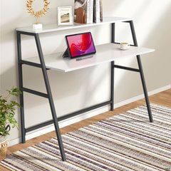Стол Mont Blanc (1250х550х1027Н) черный/Белый