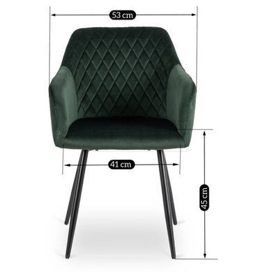 Стул MEBEL ELITE SHANE Зеленый реальная фотография