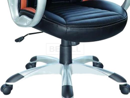 Компьютерное кресло Q-112 Signal Черный / Коричневый реальная фотография
