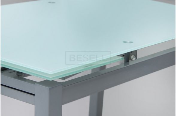 Стол Обеденный ВЕНДИ XS-1025 80/130*65 Микс Мебель Белый/Серый реальная фотография