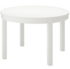 Стіл Обідній Розкладний BJURSTA IKEA 115/166х115/166 Білий