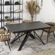 Стіл розкладний MEBEL ELITE MAXIME 160-240х91 см, Чорний мармур
