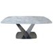 Стол обеденный MARVEL GREY STONE Concepto 180x90 Керамика Мрамор Серый (с витрины 1шт) реальная фотография