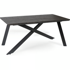 Стіл розкладний Hamilton MEBEL ELITE 160(200)х90 см Чорний жива фотографія