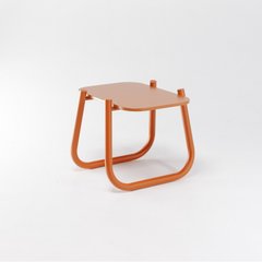 Кофейный столик Basic 60х55 Оранжевый реальная фотография