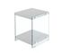 Журнальний стіл Josef Arhome 35x35 Срібний