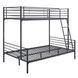 Молодіжне двоярусне ліжко  2в1 TRES Mebel Elite 90x200  Black