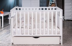 Дитяче ліжко Twins Pinocchio прямокутне 120х60 білий жива фотографія