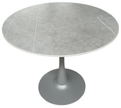 Стол обеденный DT 449 DAOSUN 90x90 Керамика Серый реальная фотография