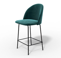 Полубарный стул RIO M light bar Bonsso Зеленый / Металл реальная фотография