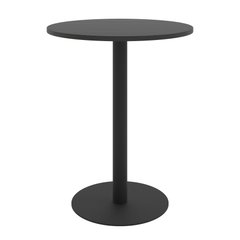 Барный стол SOUL LIGHT Lovko 60x60 Черный / Черный реальная фотография