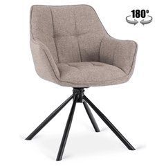 Поворотный стул PEONY 2 Mebel Elite  Капучино/ткань реальная фотография