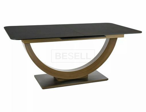 Стіл Обідній WILSON CERAMIC Signal 180(230)X100 Коричневий Матовий жива фотографія