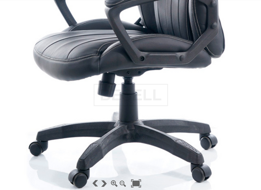 Офисное кресло Q-370 Signal Черный реальная фотография