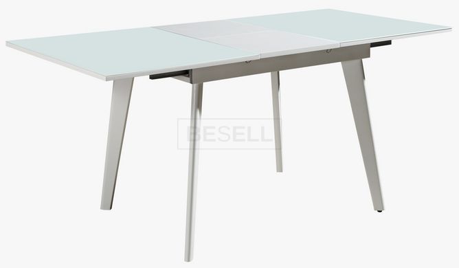 Стіл розкладний DST 156 DAOSUN 130(170)x80 Білий жива фотографія