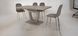 Стол раскладной TML-560-1 Vetro 110(150)x75 Матовый Капучино
