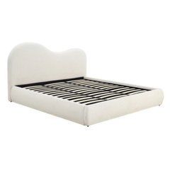 Кровать TALINN Boucle Mebel Elite 180x200 Cream  реальная фотография