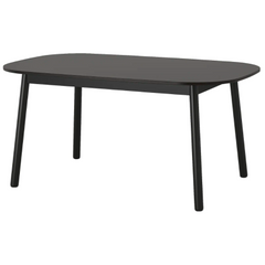 Стіл Обідній VEDBO IKEA 160x95 Чорний жива фотографія