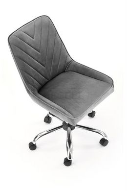 Кресло поворотное RICO Нalmar Серый реальная фотография