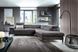 Диван кутовий розкладний БЛЮС Л / BLUES L на ніжках Perfect Home Польща