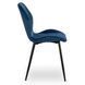 Стілець оксамитовий MEBEL ELITE IRYS Velvet Синій