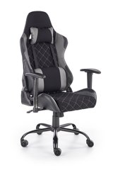 Компьютерное кресло DRAKE Halmar Черный/ Серый реальная фотография