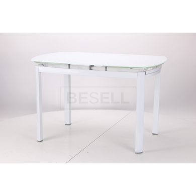 Стол раскладной Кассандра AMF 120(180)X80 Белый реальная фотография