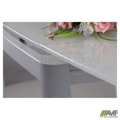 Стол раскладной Кассандра AMF 120(180)X80 Белый реальная фотография