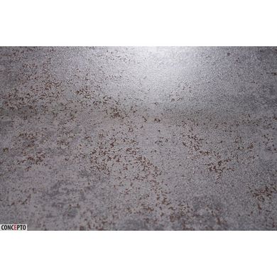 Стол Обеденный LARGO 120-180 см Глазурованное Стекло Concepto Серый / Iron Grey реальная фотография