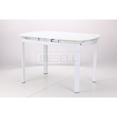 Стол раскладной Кассандра AMF 120(180)X80 Белый реальная фотография