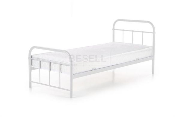 Кровать LINDA Halmar 90*200 Белый реальная фотография