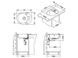 Кухонная мойка R&R ROLL 40 Alveus 59,5x47,5x16 Белый