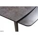 Стіл Обідній LARGO 120-180 см Глазуроване Скло Concepto Сірий / Iron Grey