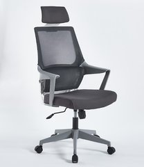 Компьютерное кресло ARON II Intarsio Серый  реальная фотография