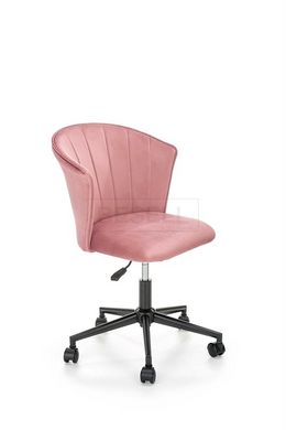 Кресло поворотное PASCO Velvet Halmar Розовый реальная фотография
