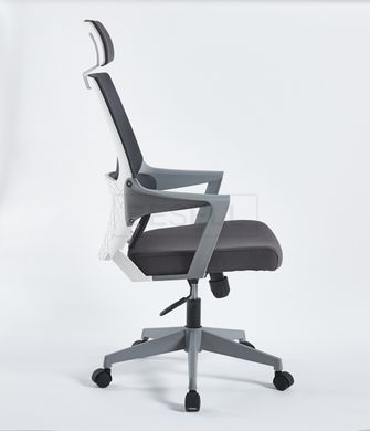 Комп'ютерне крісло ARON II Intarsio Сірий  жива фотографія