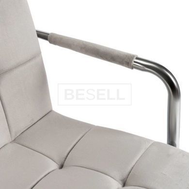 Дитяче крісло ASTRO Mebel Elite Сірий / велюр жива фотографія