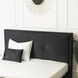 Кровать двуспальная бархатная MEBEL ELITE ANDRE Velvet 160x200 Темно Серый