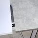 Стол раскладной TORINO B/I Intarsio 140(180)x80 Белая Аляска РЕ / Индастриал Серый