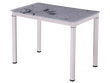 Стол Стеклянный DAMAR Signal 100X60 Белый реальная фотография